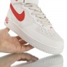 Nike Air Force 1 Mid '07 “Rice white Red”