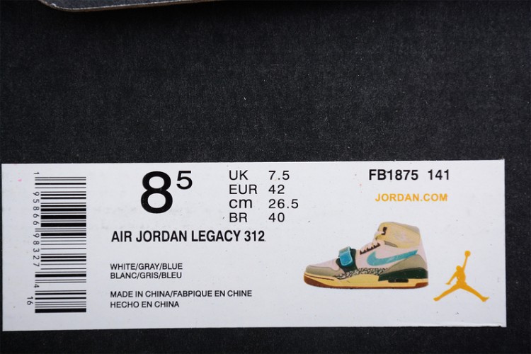 Nike Air Jordan Legacy 312 high. FB1875-141