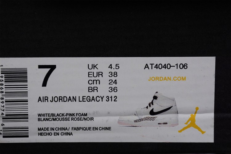 Nike Air Jordan Legacy 312 high. AT4040-106