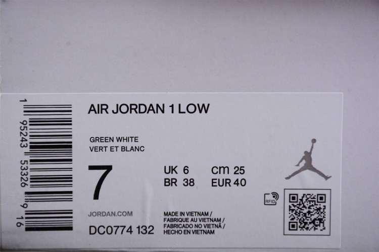 Nike Air Jordan 1 low Turquoise DC0774-132