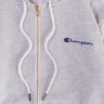 Champion hoodie zip logo