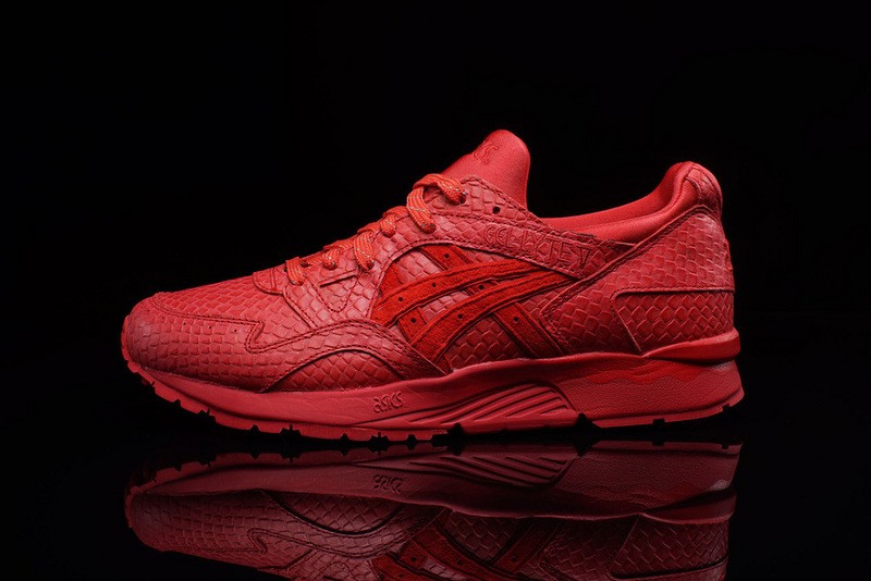 All red asics store gel lyte v