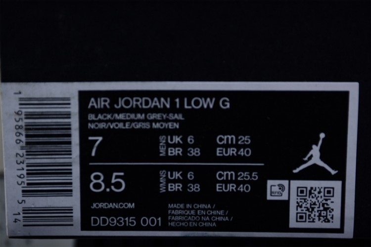 Nike Air Jordan 1 low Golf Shadow DD9315-001