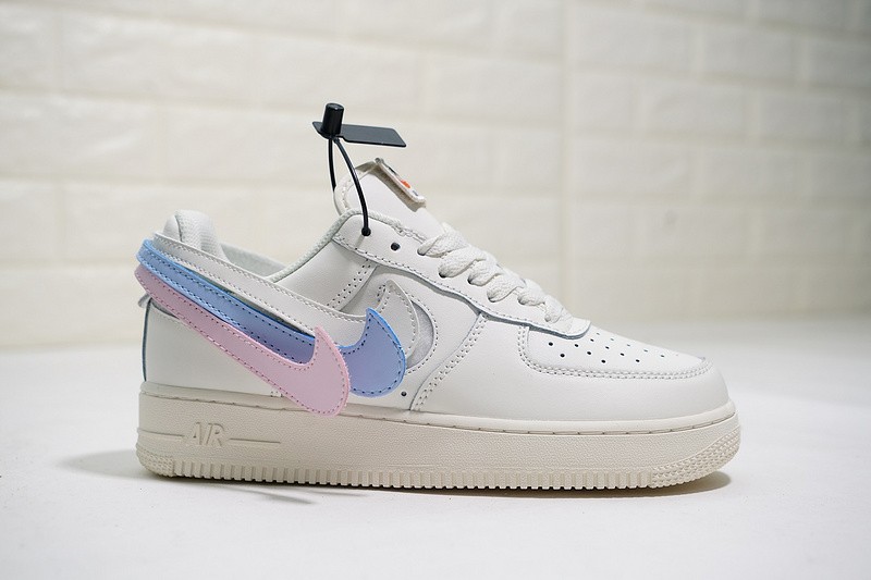 nike air force 1 low swoosh pack white