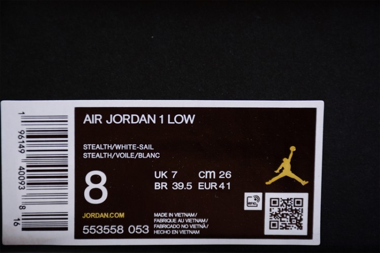 Nike Air Jordan 1 low Vintage Grey 553558-053