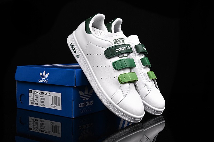 Adidas Originals Stan Smith CF "White_green_gradient" AQ5356