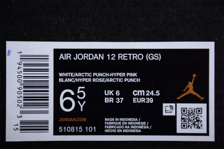Nike Air Jordan 12 Retro 510815-101