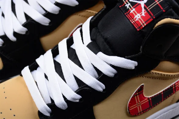 Nike Air Jordan 1 MidTartan Swoosh DZ5329-001 