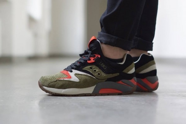 UBIQ x Saucony Grid 9000 Dirty Martini