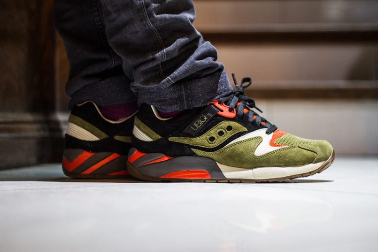 UBIQ x Saucony Grid 9000 Dirty Martini