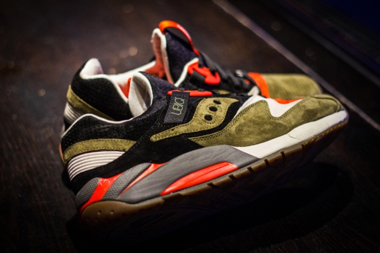 UBIQ x Saucony Grid 9000 Dirty Martini