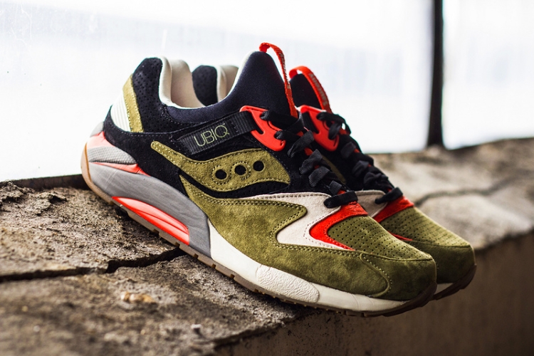 UBIQ x Saucony Grid 9000 Dirty Martini