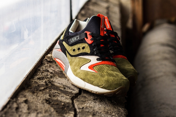 UBIQ x Saucony Grid 9000 Dirty Martini