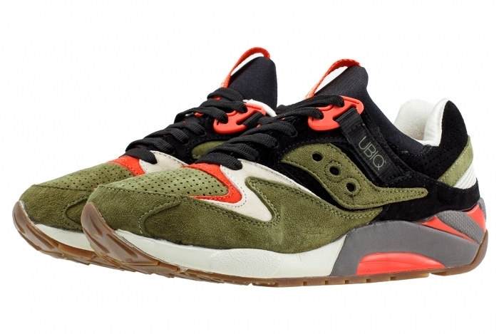 UBIQ x Saucony Grid 9000 Dirty Martini