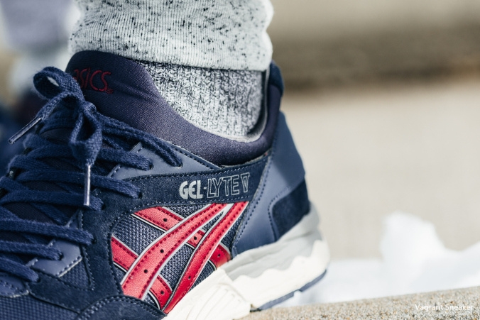 Asics Gel Lyte V Navy Burgundy