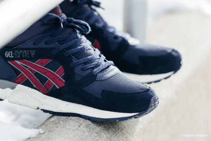 Asics Gel Lyte V Navy Burgundy
