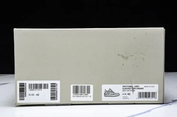 Rick Owens lash Slashed Low Sneaks DSO01C6800 