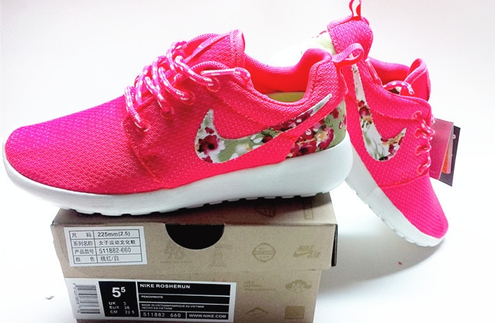 Nike Roshe Run Customs Flower