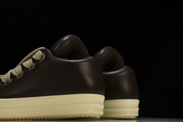 Rick Owens Jumbo Lace Padded Lowsneaks RU02C7893 LLPW2 