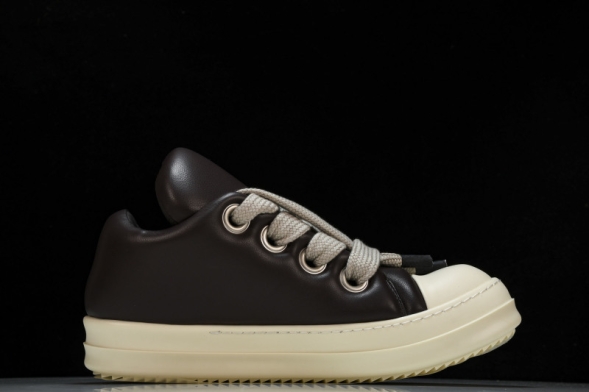 Rick Owens Jumbo Lace Padded Lowsneaks RU02C7893 LLPW2 