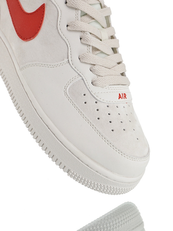 Nike Air Force 1 Mid '07 “Rice white Red”