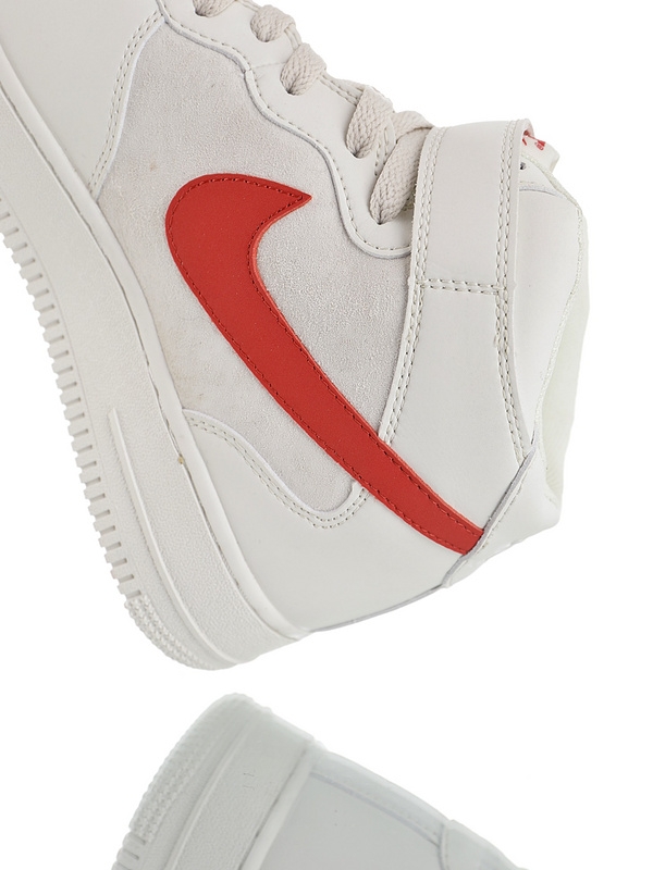 Nike Air Force 1 Mid '07 “Rice white Red”