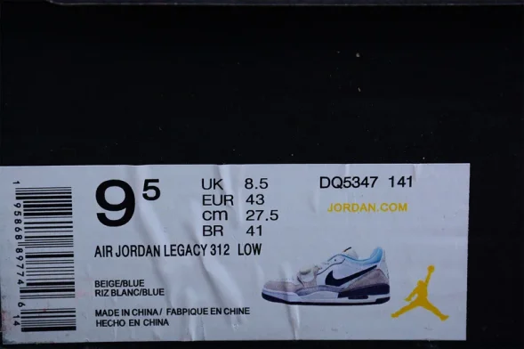 Nike Air Jordan Legacy 312 Low DQ5347-141 