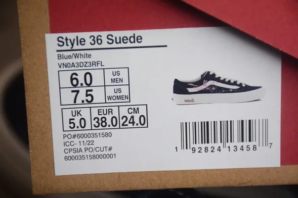 Vans Style 36 Suede VN0A3DZ3RFL 