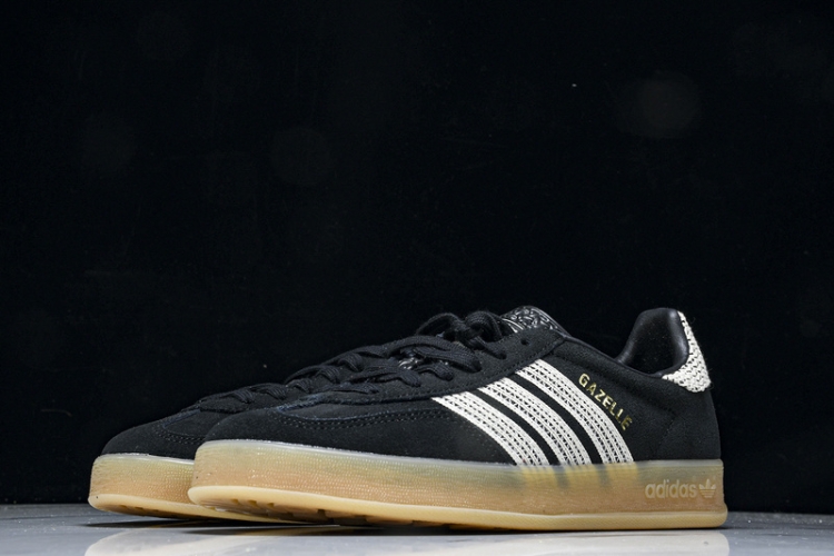  Adidas Gazelle Indoor Core Black Wonder White JI2755 