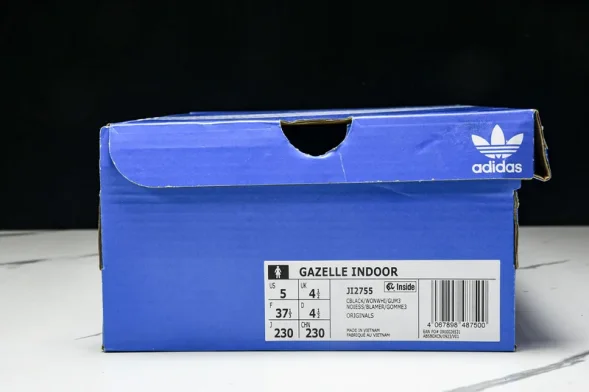 Adidas Gazelle Indoor Core Black Wonder White JI2755  