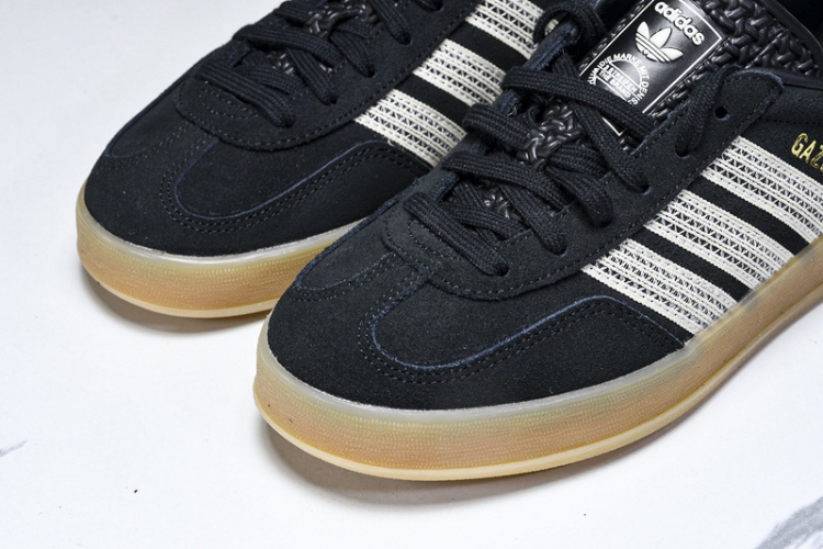  Adidas Gazelle Indoor Core Black Wonder White JI2755 