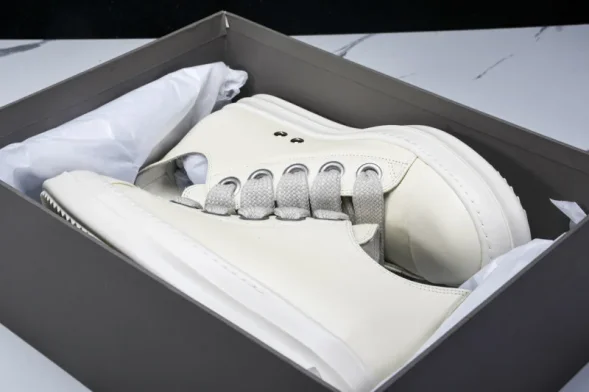 Rick Owens RO Low Sneak Milk/Milk 