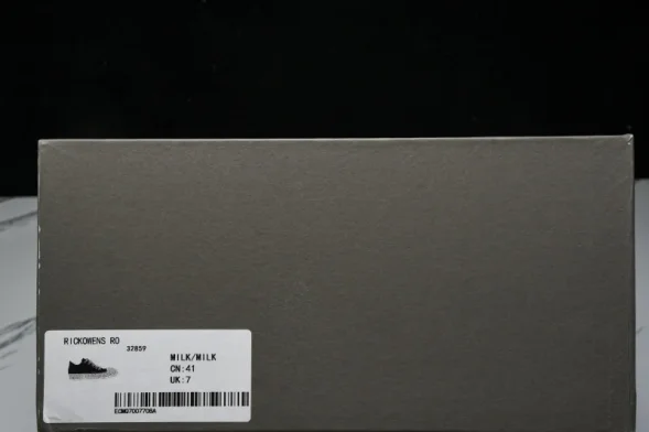 Rick Owens RO Low Sneak Milk/Milk 