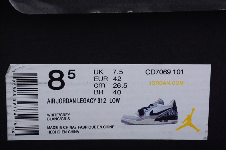 Nike Air Jordan Legacy 312 Low CD7069-101