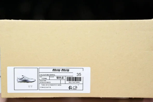Miu Miu Calzature Donna Vitello Deco 