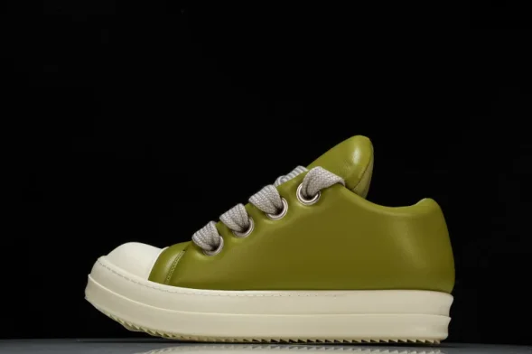 Rick Owens Jumbo Lace Padded Lowsneaks RU02C7893 LLPW2 