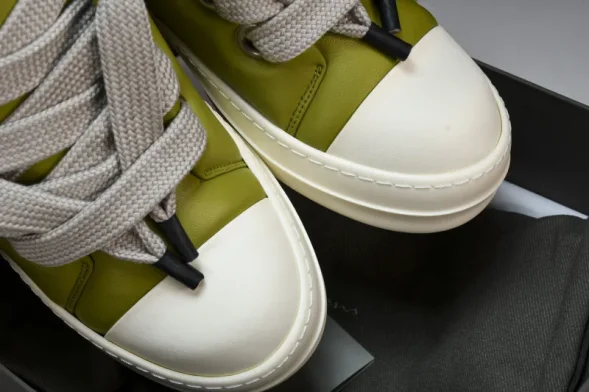 Rick Owens Jumbo Lace Padded Lowsneaks RU02C7893 LLPW2 