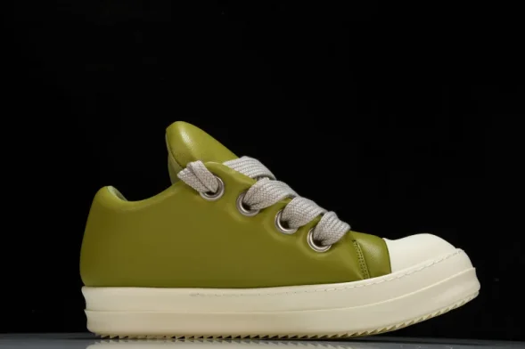 Rick Owens Jumbo Lace Padded Lowsneaks RU02C7893 LLPW2 