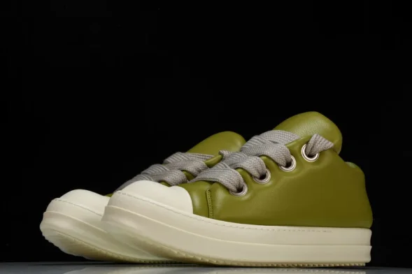Rick Owens Jumbo Lace Padded Lowsneaks RU02C7893 LLPW2 