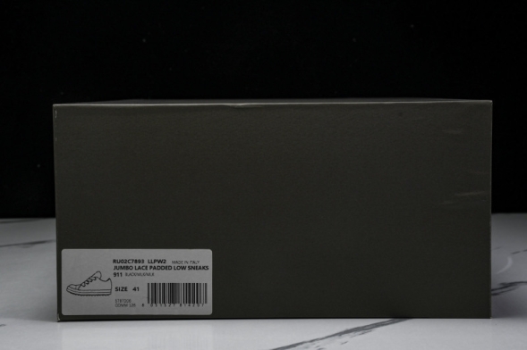 Rick Owens jumbo Lace Padded Low Sneaks RU02C7893 LLPW2 