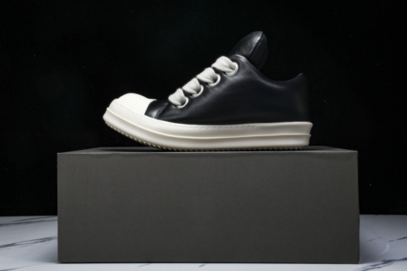 Rick Owens jumbo Lace Padded Low Sneaks RU02C7893 LLPW2 