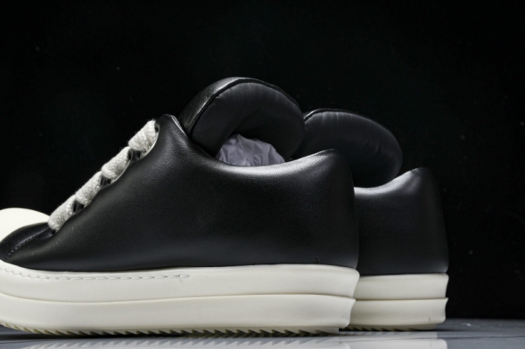 Rick Owens jumbo Lace Padded Low Sneaks RU02C7893 LLPW2 