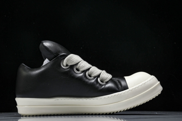 Rick Owens jumbo Lace Padded Low Sneaks RU02C7893 LLPW2 