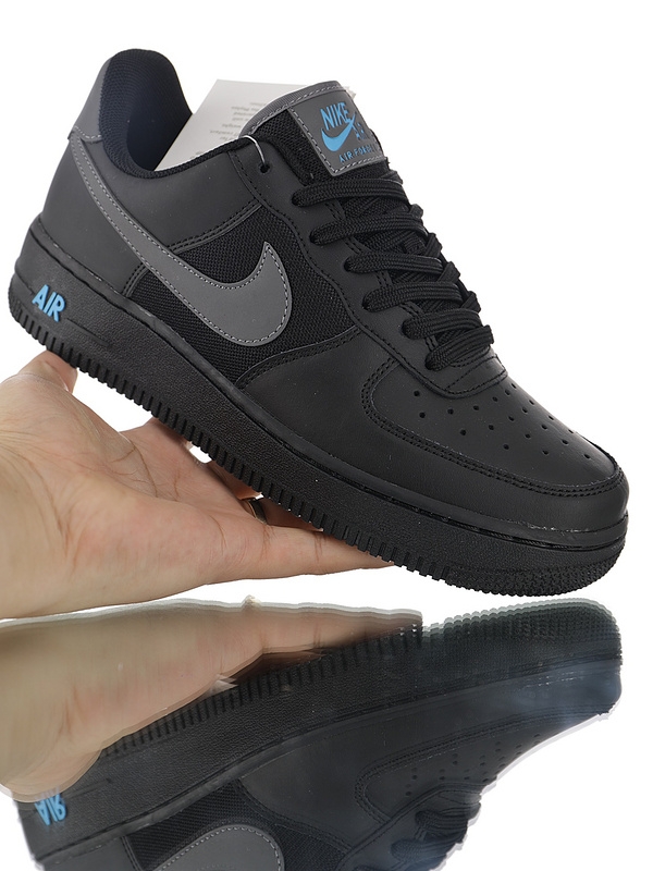 Nike Air Force 1 Low '07 LV8 “black light blue” BV1278-001