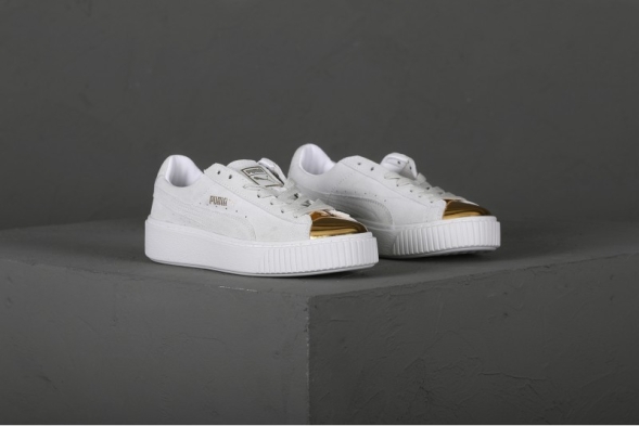Puma Suede Platform Gold