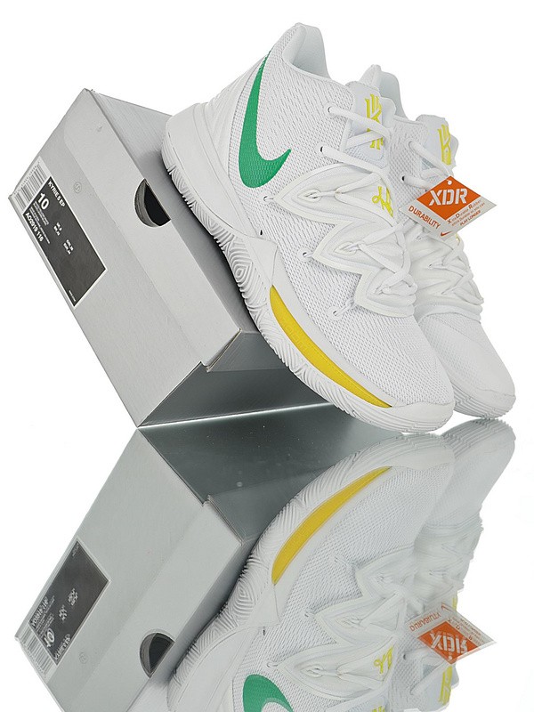 Nike Kyrie 5  White Yellow Green AO2919-116