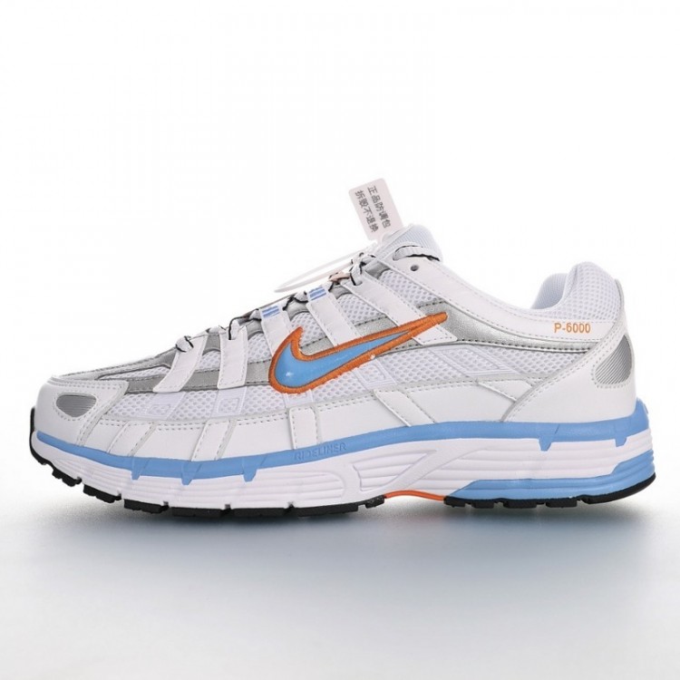 Nike P-6000 White University Blue Orange BV1021-103