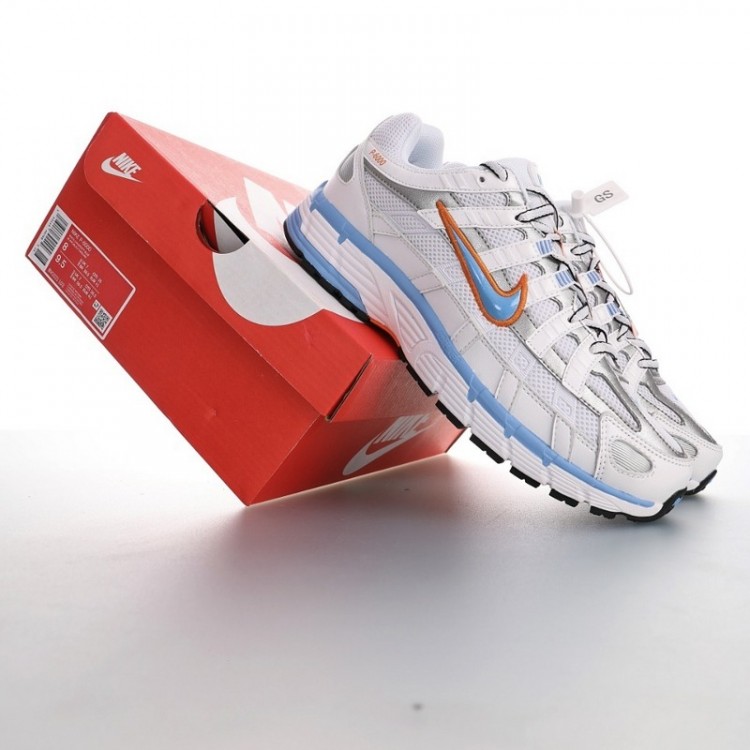 Nike P-6000 White University Blue Orange BV1021-103