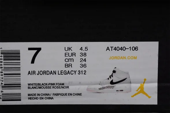 Nike Air Jordan Legacy 312 high. AT4040-106 