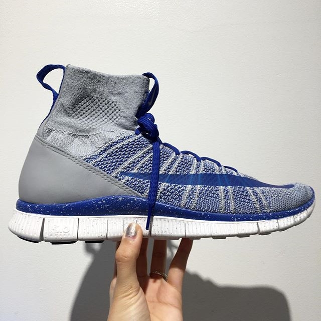 Nikelab Free Mercurial Flyknit “Grey Royal‘‘ 805554-003